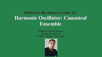 System of 1D Classical Harmonic Oscillators:  Canonical Ensemble