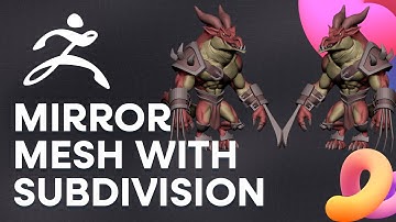 Mirror Zbrush - How to mirror mesh with subdivision levels without losing them in zbrush