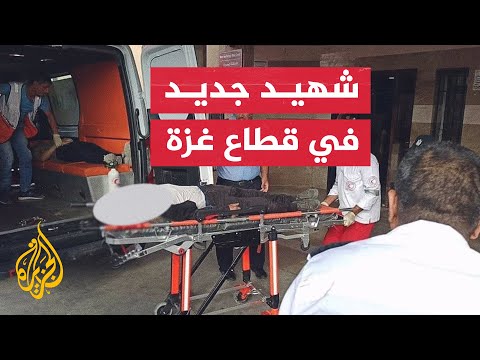 شاهد| استشهاد فلسطيني جراء القصف الإسرائيلي على خان يونس
