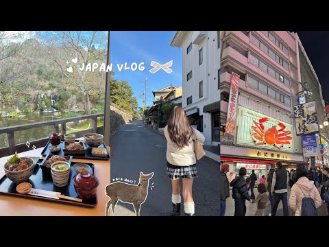 Japan Vlog 🏯 | Days In Osaka, Nara Deer Park, Dotonbori, Himeiji Castle, Retro Cafe, Good Eats