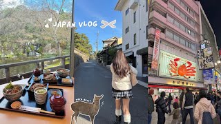 Japan Vlog 🏯 | Days In Osaka, Nara Deer Park, Dotonbori, Himeiji Castle, Retro Cafe, Good Eats