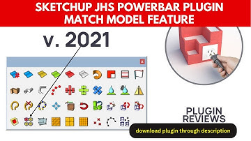 SketchUp tutorial /  model matching tool / JHS powerbar plugin
