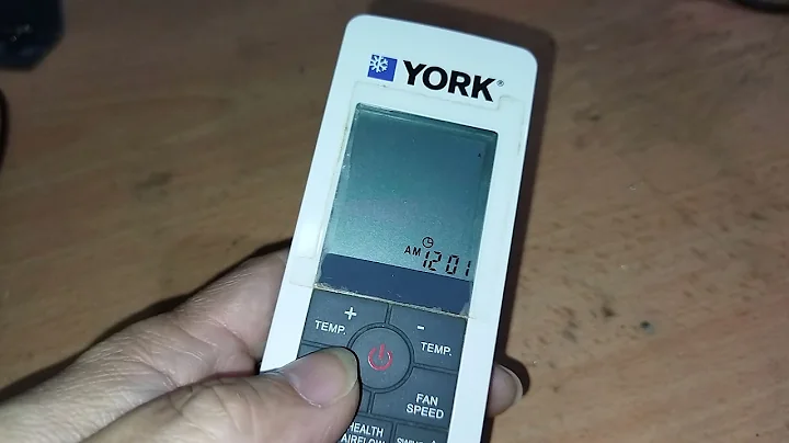 Faulty YORK aircond remote control