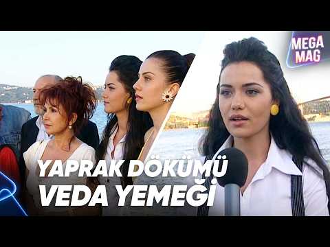 Yaprak Dökümü ekibi sezon arası yemeğinde | Fahriye Evcen neler söyledi?