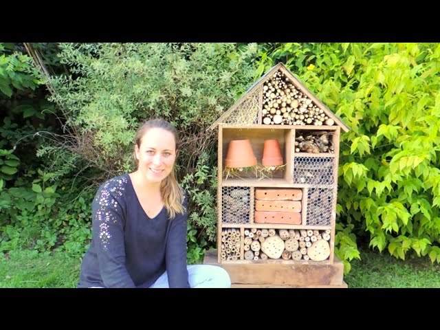 Bricolage au jardin: construire un hôtel à insectes