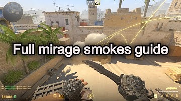 CS2 Quick Mirage Basic T-side Smokes *UPDATED*