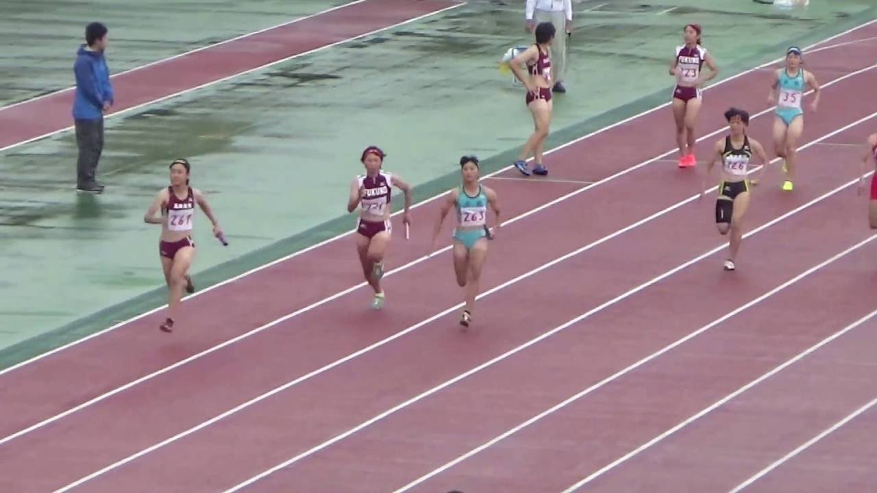 ２０１６年富山県高校陸上新人選手権 女子400mr決勝 Youtube