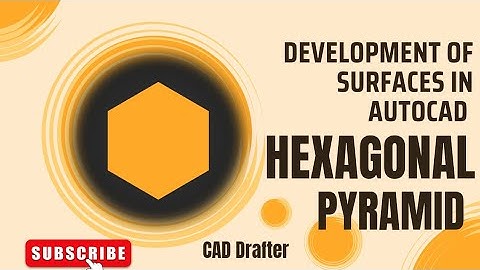 HEXAGONAL PYRAMID DEVELOPMENT OF  LATERAL SURFACES