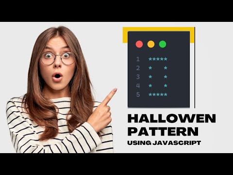 Easy Way to Print Hallowen Square Star Pattern Using Javascript | For Beginners | Star Patterns