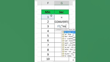 How to convert min into sec in Ms Excel (The Easy Way)#msexcel #shortvideo #shorts