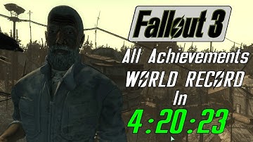 Fallout 3 All Achievements Speedrun in 4:20:23 (World Record)