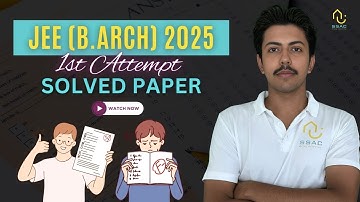 JEE Paper 2 B.Arch 2025 Question Paper with Solutions