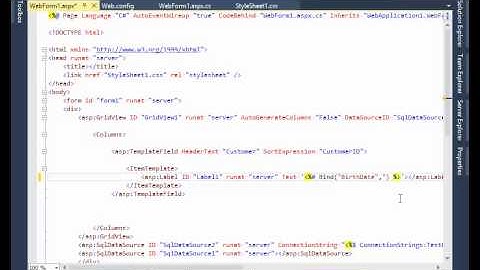 ASP.NET - How to Format Date in Bind Statement inside a label