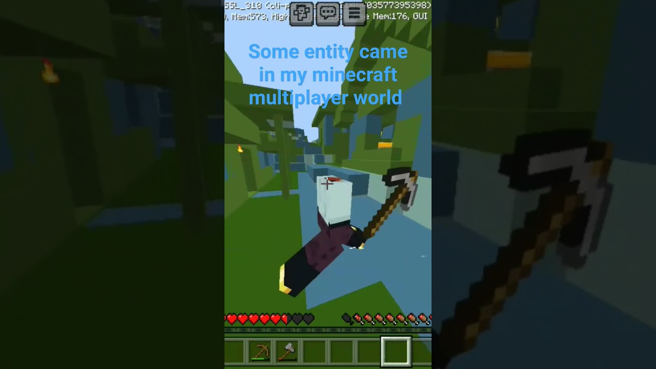SOMEONE  came in MY minecraft multiplayer world 