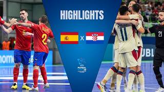 Spain vs Croatia Highlights | Futsal Euro 2026 Semi-finals
