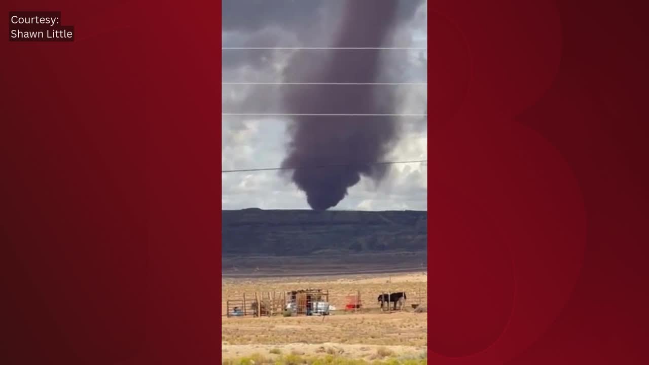 Video: Homes destroyed after large tornado touches down in southeastern Utah