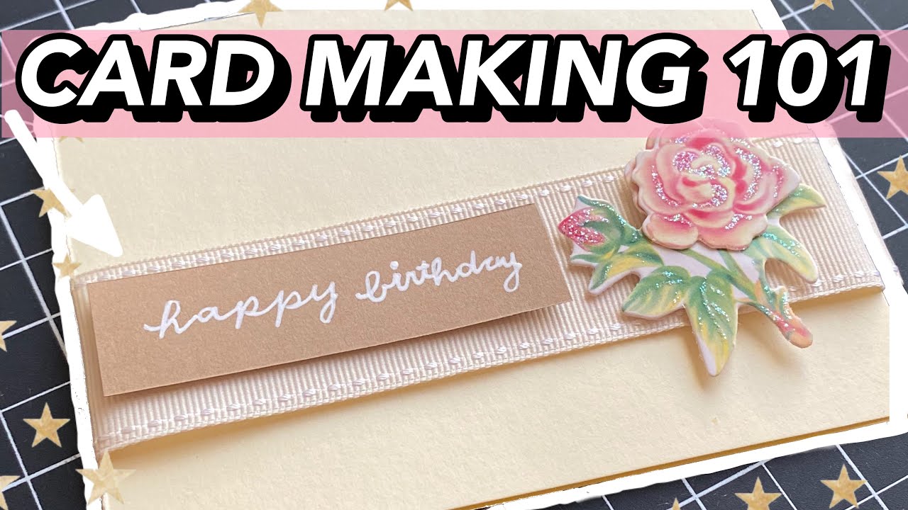 DIY Card Making Tutorial ~ Quick and Easy! 