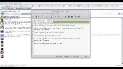 HTML/Script Injection