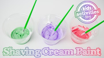 Shaving Cream Paint