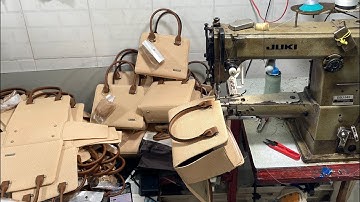 cách vào nẹp khóa kéo miệng túi xách dạng hộp rất đẹp và đơn giản