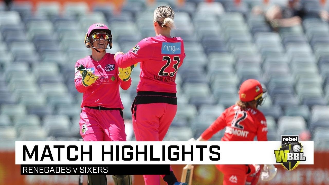Perry edges Sixers home in another Gades' heartbreaker | Rebel WBBL|05