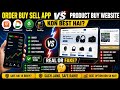 Order Buy Sell App vs Product Buy Website 🔥 Kon Best Hai? Real Ya Fake Full Details 😱#earnmoney