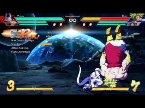 DBFZ season 3 frieza taunt combo