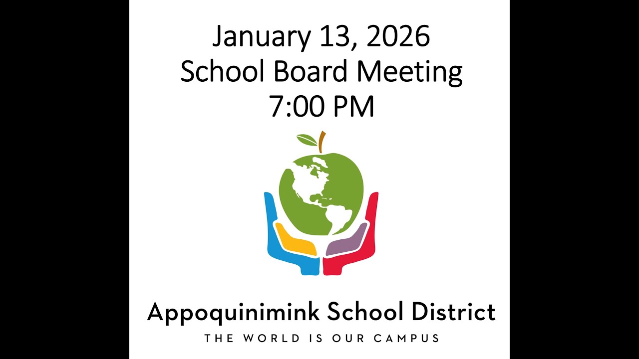 1-13-2026 Appoquinimink School Board Meeting