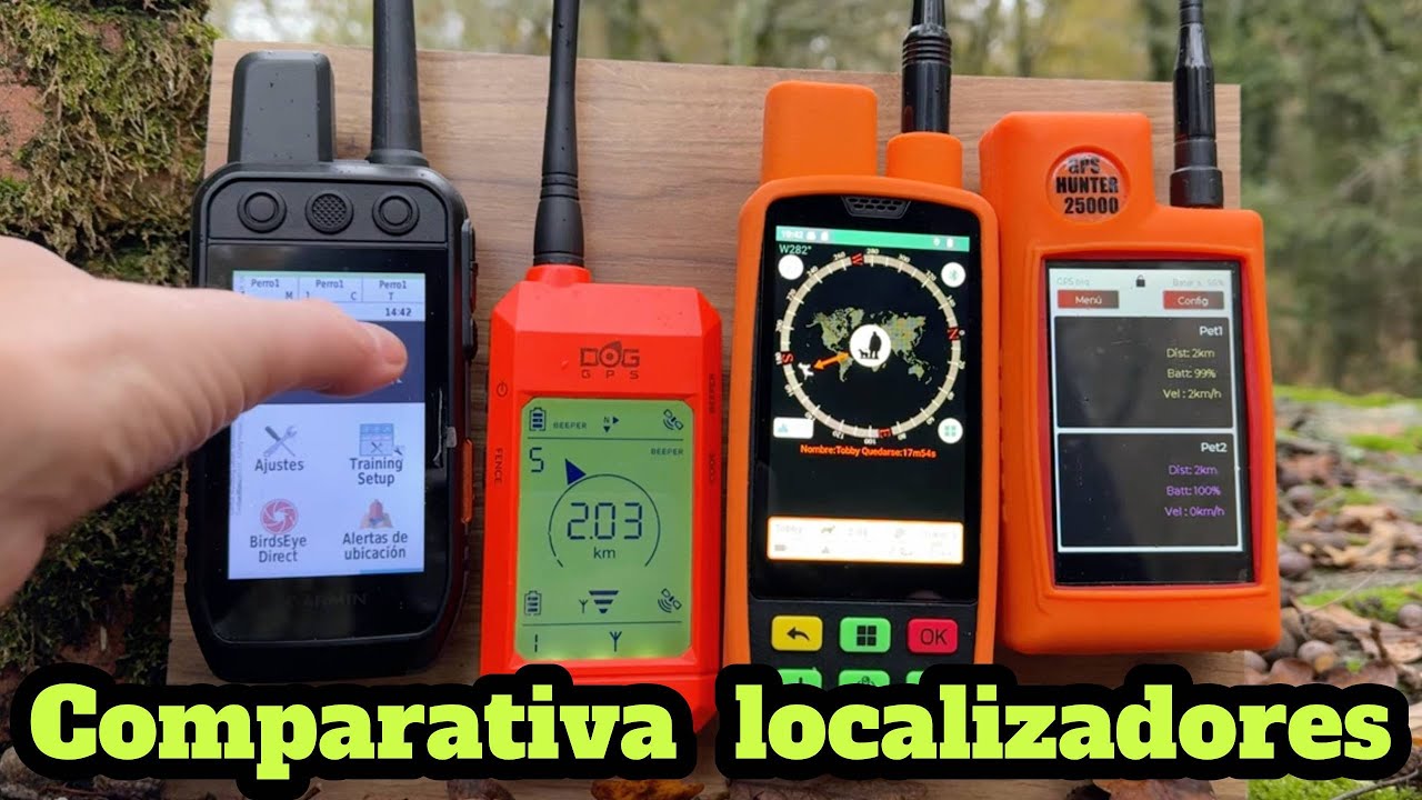Comparativa localizadores GPS Garmin, Dogtrace, eSEEK, Hunter para perros de caza