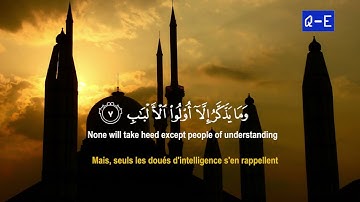 Surah Ali Imran - Omar Hisham (Be Heaven) سورة ال عمران | Arabic text | English & French translation