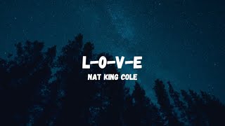 Nat King Cole - L 0 V E (Lyrics) Resimi