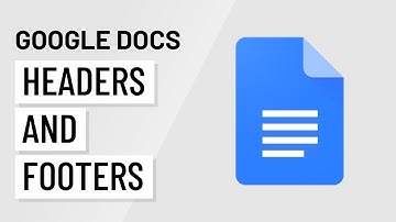Google Docs: Headers and Footers