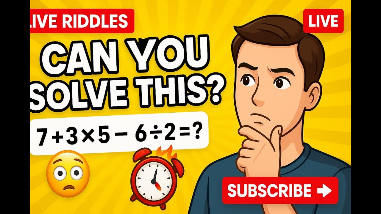 Only Geniuses Can Solve These Math Riddles LIVE! 🧠 | 99% FAIL Challenge ...