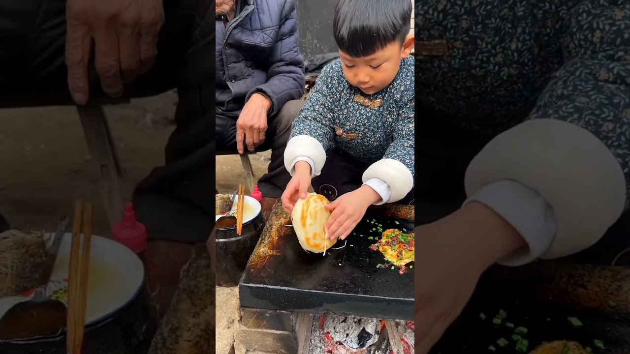 Chinese Burger Slate omelette