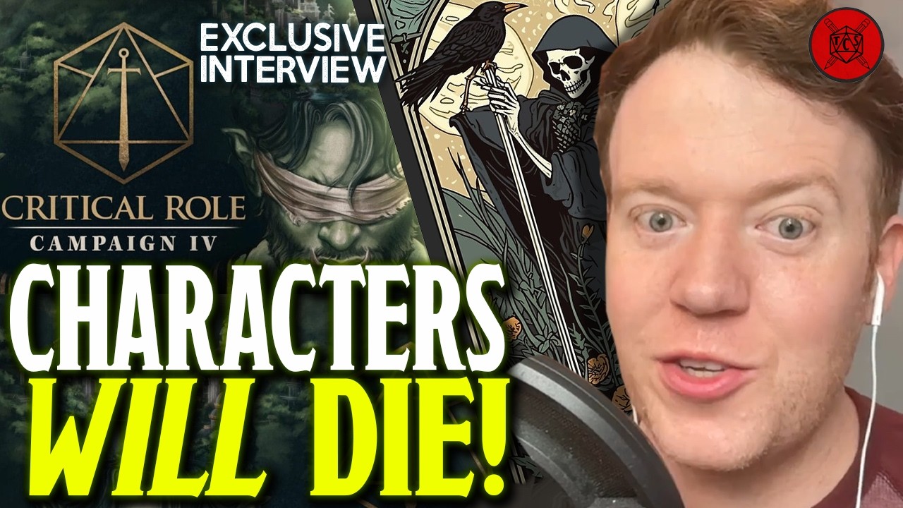 Brennan Lee Mulligan Talks DELETING Characters In Campaign 4 & Araman Lore! Exclusive Interview
