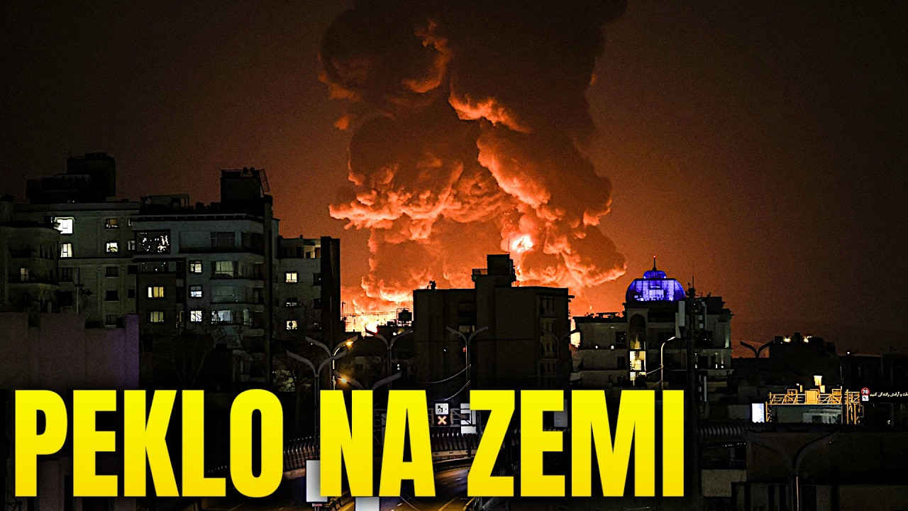 Teherán v Íránu se proměnil v peklo...