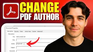 How to Change Author Name in PDF Using Adobe Acrobat Pro DC (Tutorial 2026)