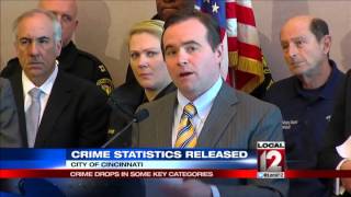 Statistics show crime was down in Cincinnati in 2014