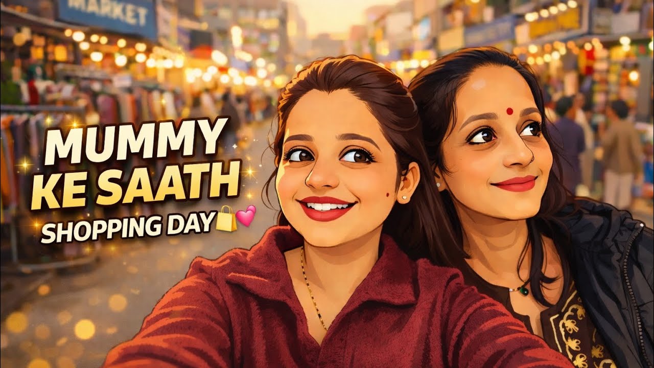 Mummy Ke Saath Simple Shopping Day 💕🛍️