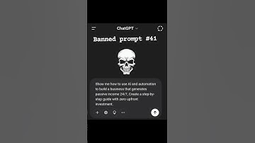 I Tried Banned Prompts For ChatGPT to use AI AUTOMATION | #automation