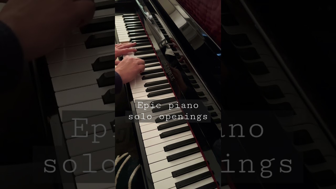 Epic Piano Solo Openings - No.4 - Bach-Busoni