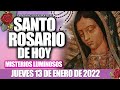 EL SANTO ROSARIO DE HOY JUEVES 13 DE ENERO DE 2022 MISTERIOS LUMINOSOS/ROSARIOS GUADALUPANOS ❤️🌹