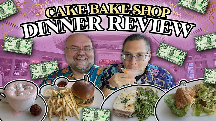REVIEW: An Expensive Lunch/Dinner from Cake Bake Shop at Walt Disney World