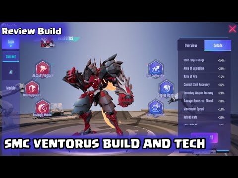 Tech & Build SMC Ventorus- Mecha Skill Review SMC【Super mecha champions ...