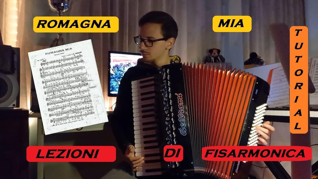 Lezioni di Fisarmonica - Romagna Mia [Tutorial] - Manuel Burroni