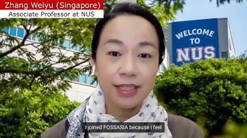 FOSSASIA Summit: Greeting from Professor Zhang Weiyu (NUS)