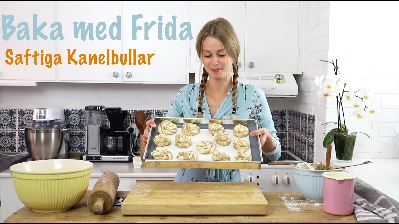 Baka med Frida | Kanelbullar som på bageri