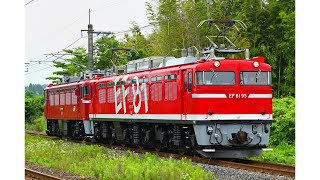 【まさかのレインボー機登板】ED75 757号機 台車検査に伴うAT入場
