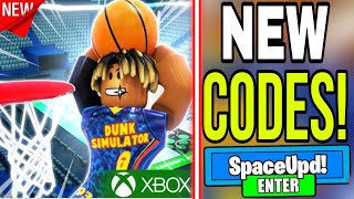 🎁JUNE UPDATE🎁DUNKING SIMULATOR NEW CODES 2023 || CODES FOR ROBLOX DUNKING SIMULATOR IN 2023