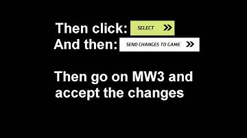 How To Get Coloured Custom Classes On MW3!